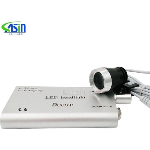 DEASIN Brand New Portable LED Head Light Lamp for Dental Surgical Medical Binocular Loupes
