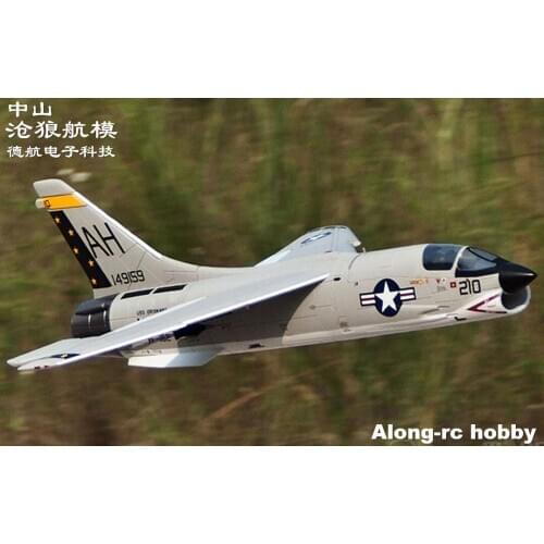 EPO RC Plane Airplane Model Hobby Toy NEW 64MM 64 EDF Jet Freewing F-8E F8E CRUSADER JET Plane 3S PNP SET or PNP LANDING GEAR