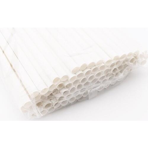 50Pcs 20*1cm Bamboo Fiber Straight Drinks Straws Bubble Tea Juice Straw Disposable Pear Drinking Straw Set Bar Party Accessory