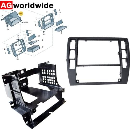 Dashboard Center Console Bezel Panel Radio Face Trim Frame Surround & CD Frame Bracket For VW Passat B5 1998 2000 2001 2004 2005
