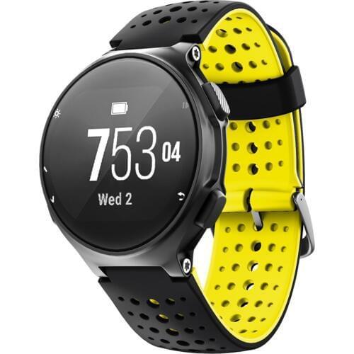 22mm Universal Silicone Bicolor Watchband Watch Strap for Garmin Forerunner220 230 235 620 630 735XT Smart Watch Accessories