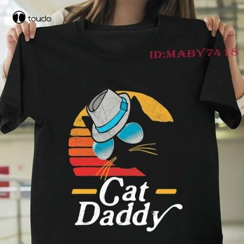 Cat Daddy Sunglasses Vintage Shirt FatherS Day Ever Gift Love Cat T-Shirt