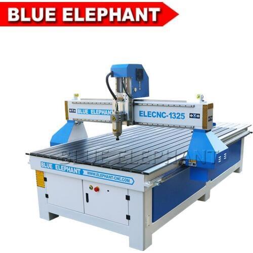 Blue Elephant machine 1325 cnc router High Accuracy stable wood furniture making machinery 1325 for solid wood and MDF