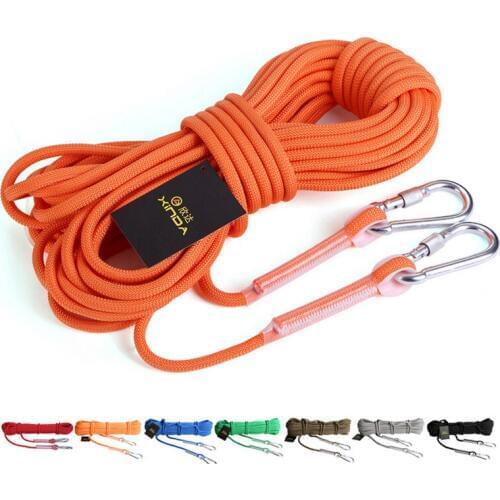 P102-6mm free shipping Outdoor climbing safety rope rescue insurance ropes survival supplies Various lengths Optional