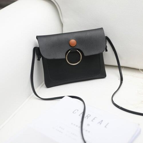 Crossbody Bag for Women Circle Shoulder Bag Small Messenger Bags Ladies Purses PU Leather Handbags 2021