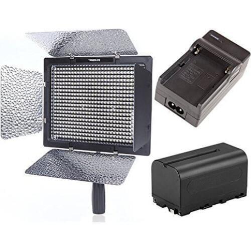 YONGNUO YN600L II 600 LED Light Panel 5500K LED Video Studio Light 2 Batteries Dual Charger with 2.4G wireless Remote Control