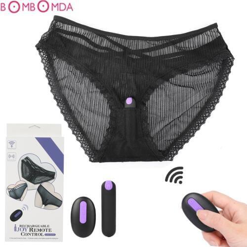 USB Rechargble Bullet Vibrator Remote Control Panties Vibrator Clitoral Stimulator 10 Speeds Vibrating Underwear Egg Sex Toys