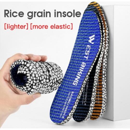 Bicycle Riding Insole Sports Insole Running Insole Sports Cushioning Rebound PU Comfortable Riding Lock Cycling Shoe Insole