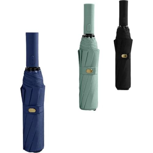 Windproof Full Automatic Umbrellas Rain Man Big Business Parasol 10Ribs Man Folding Sun Umbrella Male Car Auto paraguas plegable