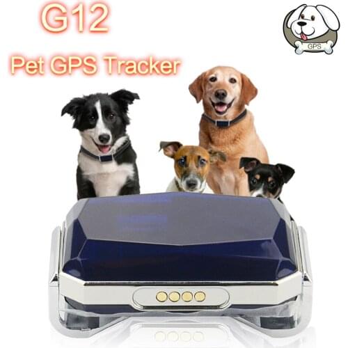 High Quality GPS Tracker G12 for pets dog Real-time tracking Waterproof IP67 Two-way calls LBS+GPS+AGPS+Wifi Location Geo-fence