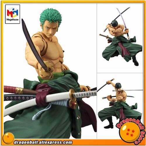 Japan Anime "ONE PIECE" Original MegaHouse (MH) Variable Action Heroes VAH Complete Action Figure - Roronoa Zoro
