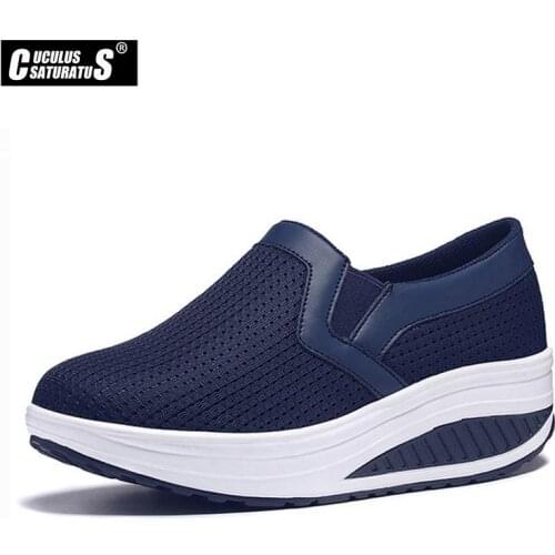 Cuculus 2020 Women Shoes Mesh Breathable Summer Shoes Flats Women Loafers Casual Swing Shoes Women Flootwear Size 35-41 1726