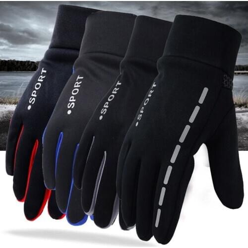 Winter Warm Cycling Gloves Unisex Touchscreen Bike Ski Outdoor Camping Hiking Motorcycle Gloves Waterproof Full Finger Mittens