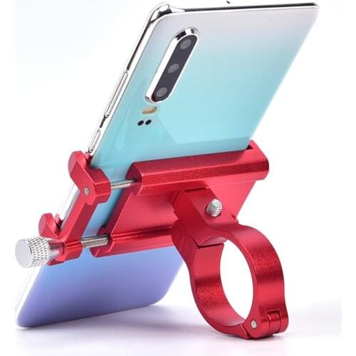 1Pcs Bicycle Handlebar Aluminum Alloy Mobile Phone Holder Bracket GPS Holder