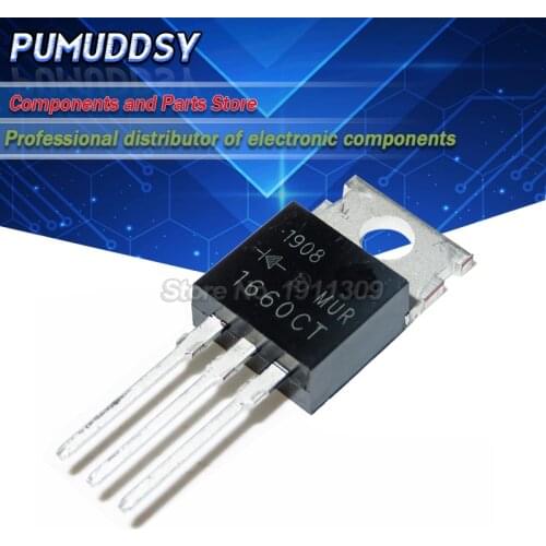 10PCS MUR1660G TO220 MUR1660CT U1660G TO-220 MUR1660 1660CT