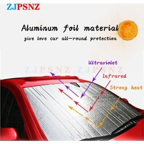 Automobile Sunshade Cover Car Windshield Snow Sun Shade Waterproof Protector Cover Car Cover UV Protection Front Windscreen
