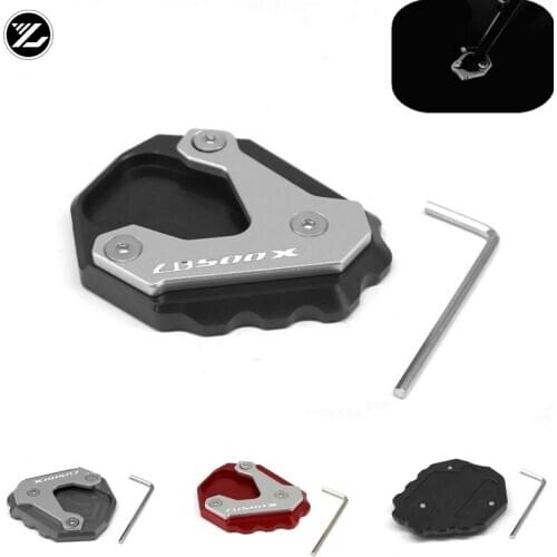 Side Stand Moto Bike Kickstand Non-slip Plate Side Enlarge Extension Support Foot Pad Base for Honda CB500X CB-500-X 2019 2020