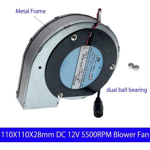 For NMB BL4447-04W-B49 11028 12V 2A 11CM Excellent centrifugal fan blower cooling fan