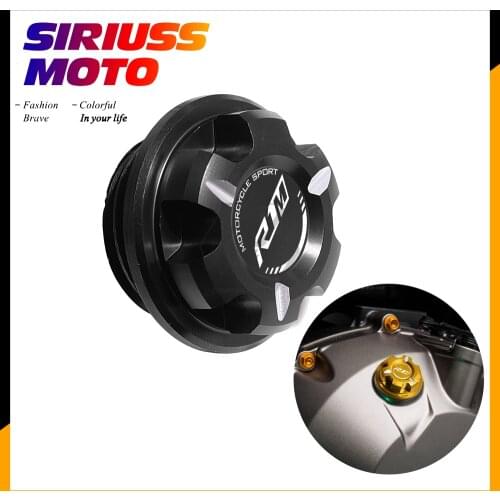 Motorcycle Engine Oil Cap Bolt Screw Filler Cover Case for Yamaha YZF-R1M R1M All Year