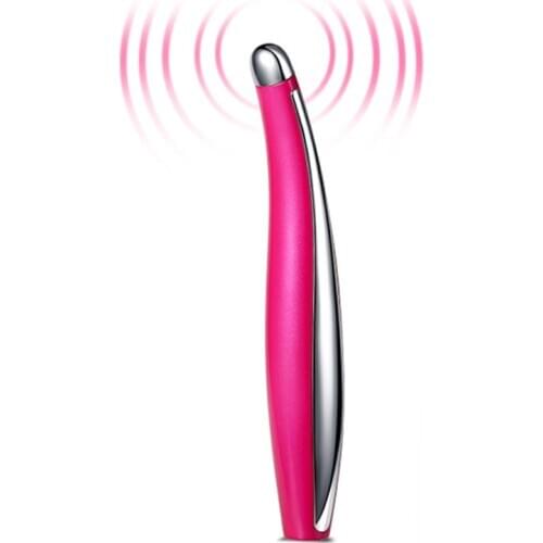 Mini USB Electric Vibration Iontophoresis Eye Massager Removal Wrinkle Dark Circle Puffiness Eyes Pen for Men Women Eye Wrinkles