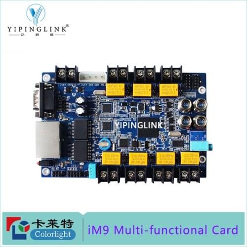 Colorlight multi-functional card iM9 for led screen power manage and temperate brightness humidity control