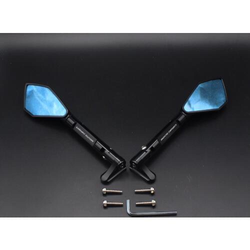 Motorcycle mirrors and mounting adapter ALL aluminum for YAMAHA YZF1000 R1 2002 2003 2004 2005 2006 2007 2008 rearview mirror