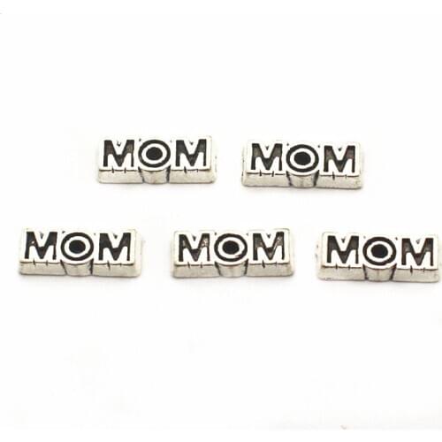 New Arrival 12pcs/lot Charms MOM Floating Charms for Floating Memory charms Lockets DIY Jewelry