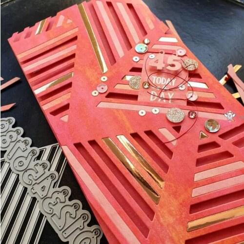 Chain number decoration metal Cutting Dies Stencils DIY Scrapbooking Paper/photo Cards Embossing Dies