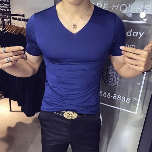 Мужские однотонные футболки NSTOPOS China At AliExpress