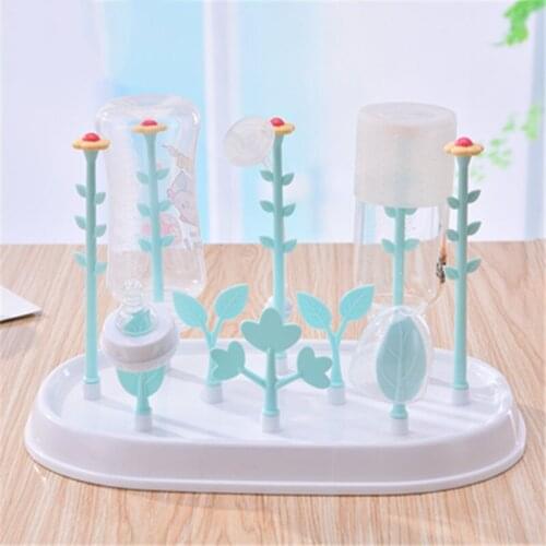 Bottle Portable Drying Racks Glass Cup Dry Rack Cleaning Storage Dryer Holder for Baby Feeding Bottler Brush