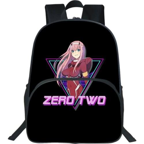 Darling In The Franxx Backpack Japanese Anime ZERO TWO Print Bookbag Casual Fashion Boy Girl Bag Teen School Bags Mochila