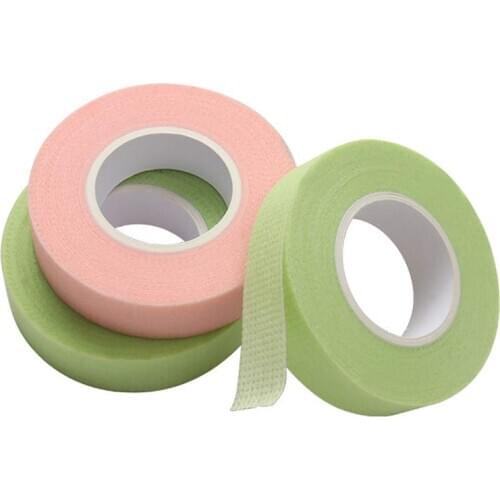 20 Rolls Eyelash Extension Lint Free Grafting Eye Pads Under Patches Paper Isolation Green Tape Cushion Eyelids For False Lash
