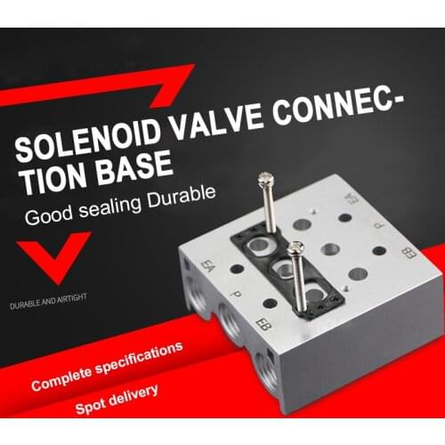 SY7120 Pneumatic SMC type busbar solenoid valve connection base SS5Y7-20 series container board 2-15 bit / joint