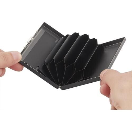 Creative Business Card Case Stainless Steel Aluminum Holder Metal Box Cover Credit Men Business Card Holder Card Metal Wallet