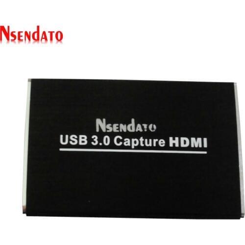 USB 3.0 Capture HDMI to USB3.0 HD Video Capture Card Box 1080P Drive-Free Capture HDMI Adapter support UVC UAC For PS3 XBox