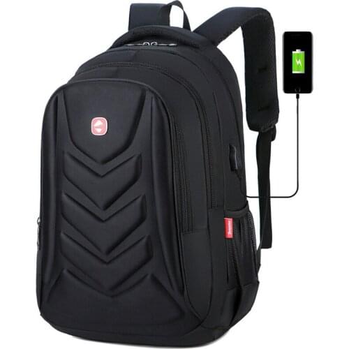 Mens USB Charge Waterproof Laptop Backpacks Large Capacity Male Leisure Travel Bags Student School Bookbag Computer New 2021 Big