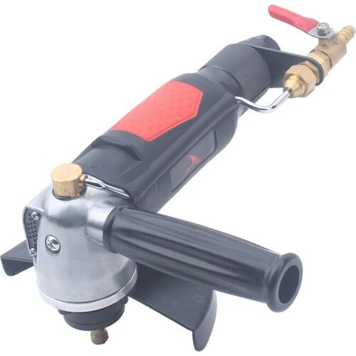 High Quality Water-feed Type 125MM Industrial Pneumatic Angle Grinder Tool Rotary Type 5" Vertical Grinder Cutting Machine