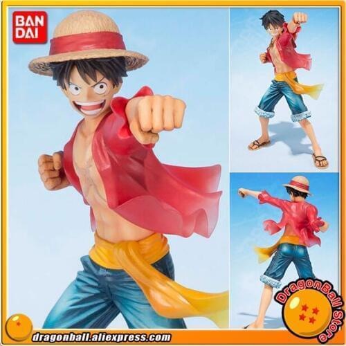 Japan Anime "ONE PIECE" 100% Original BANDAI Tamashii Nations Figuarts Zero Figure - Monkey D. Luffy (5th Anniversary Edition)