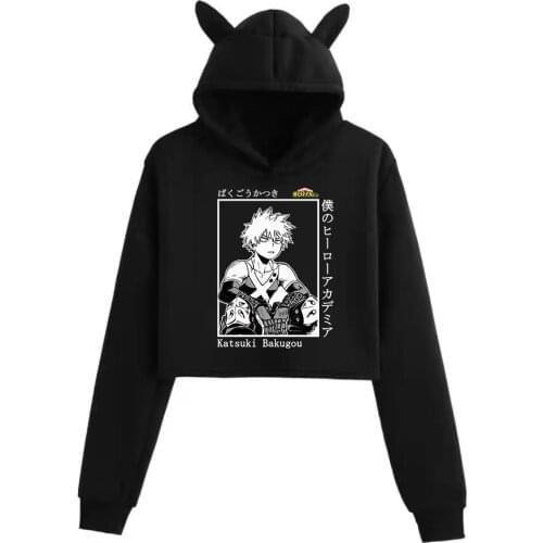 My Hero Academia Women Hoodies Casual Pullover Harajuku Hoodie Bakugou Anime Unisex Sweatshirts