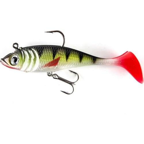 1PCS 18G 10cm Lure fishing lure Slow Sinking jerk bait jointed bait Soft Tail musky pike Minnow Isca Artificial Baits