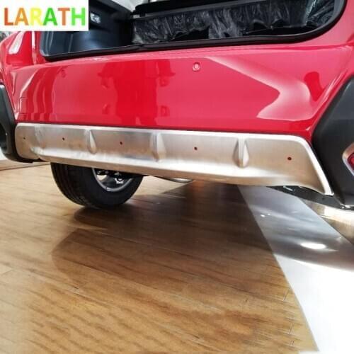 The New For Subaru XV GT3 GT7 2017 2018 Stainless Steel Front & Rear Bumper Skid Protector Guard Plate Cover Frame 2Pcs