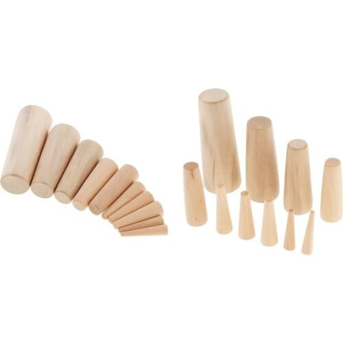 20 Pieces 7 Sizes Wooden Plugs Emergency Boat Marine Plug Safety Gear Hole Filler