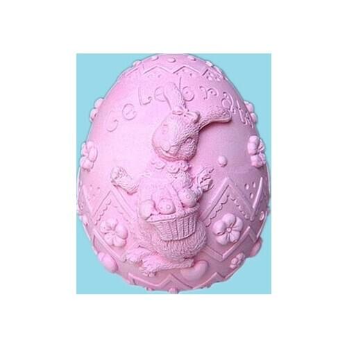3D Easter Egg Soap Mold Silicone Mold Soap Mold Candle Molds Handmade Chocolate Animal Cake Decorating Tools Moulds PRZY 001