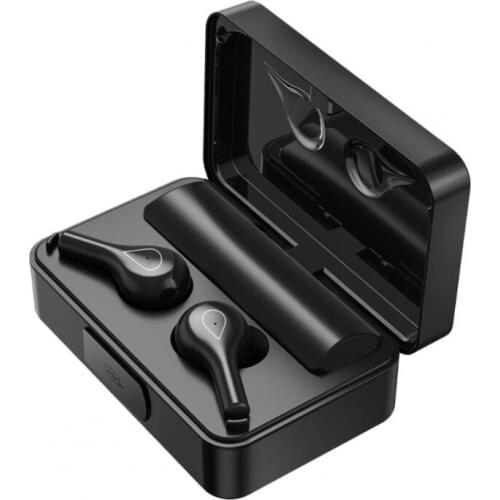 1Set Bluetooth-compatible Earpieces Waterproof in-Ear Wireless Earphones Rechargeable Case Headphone Comfortable 2000mAh