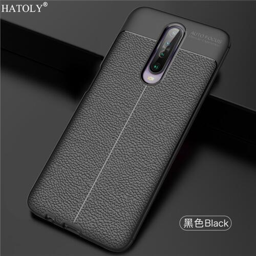 For Xiaomi Poco X2 Case Cover Luxury Leather Soft TPU Silicon Back Cover For Xiaomi Poco X2 Phone Bumper Case For Xiaomi Poco X2