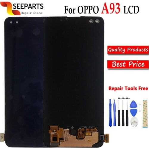 6.43" For Oppo A93 LCD CPH2121 Display+Touch Screen Digitizer Assembly Replacement Screen Glass Panel For Oppo A93 4G LCD