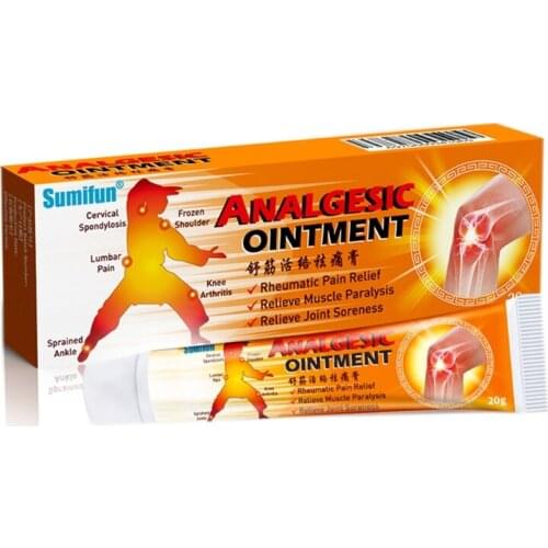 H7JC 20g Chinese Herbal Analgesic Ointment Arthritis Rheumatic Muscle Paralysis Joint Soreness Pain Relief Massage Cream