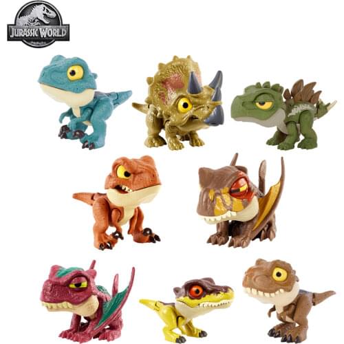 Jurassic World GGN26 Dinosaur Finger Toy Move Joints Minifingers Action Figure Toys for Child Boy Gift Anime Model Collection