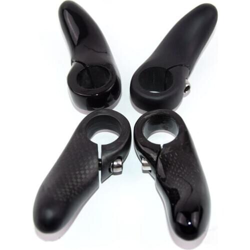 Ultralight Ergonomics 3k Carbon Fibre Mountain Bike Handlebar Ends 22.2mm 80g Cycling Bar Ends MTB Bicycle steering wheel parts