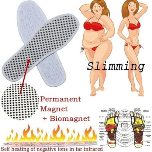 Magnetic Therapy Insoles for Slimming Weight Loss Foot Massage Health Care Shoes Mat Pad Acupuncture Shoe Sole insert